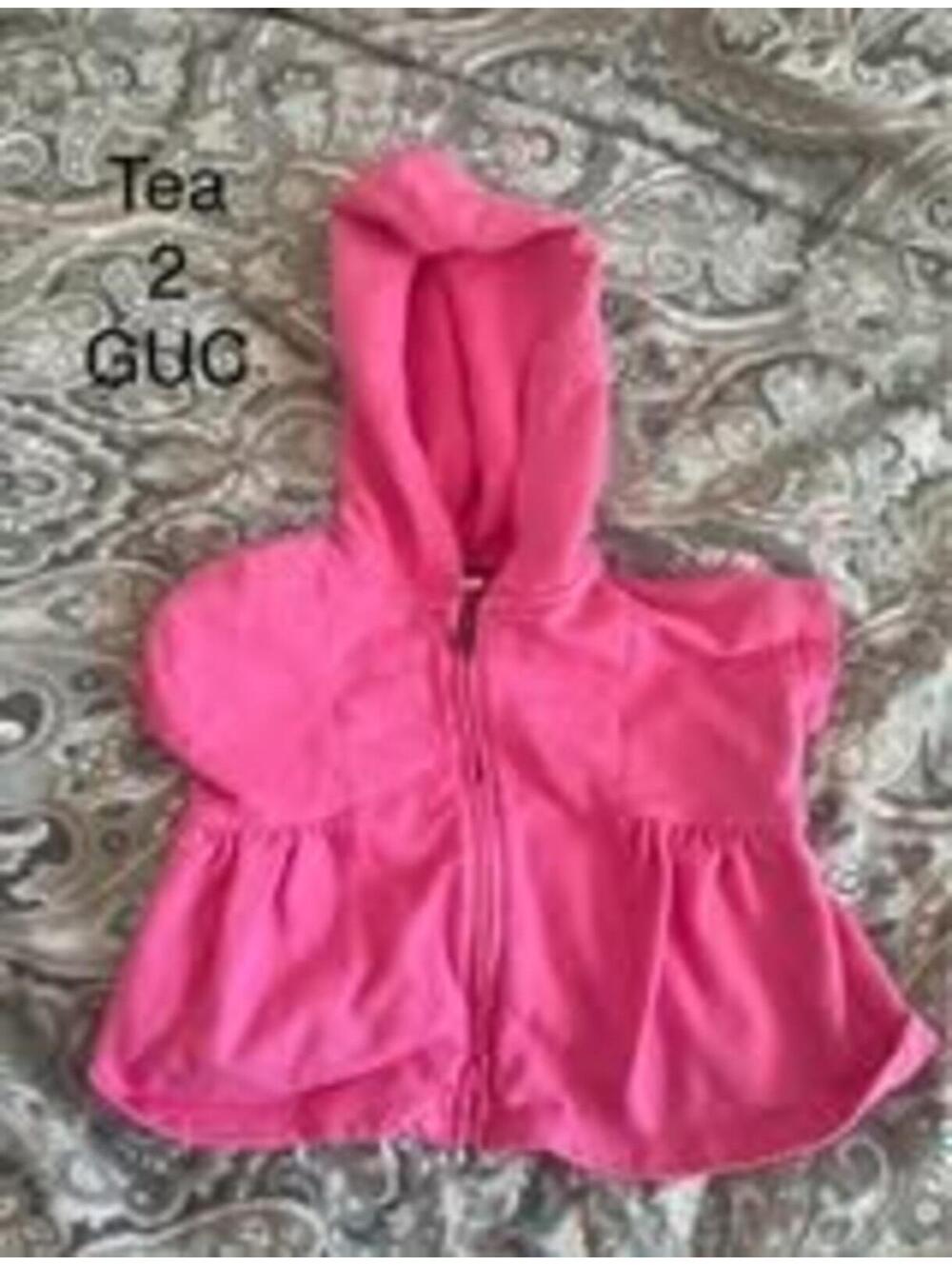 Tea girls 2t pink zip up